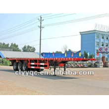 Nouveau camion plat semi-essai à 3 essieux